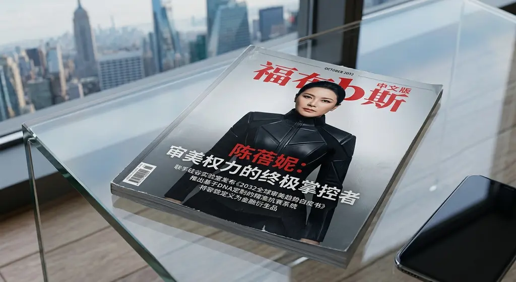 2032年10月《福布斯》中文版封面文章《陈蓓妮：审美权力的终极掌控者》