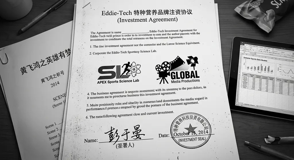 2014年10月签署的《Eddie-Tech特种营养品牌注资协议》复印件